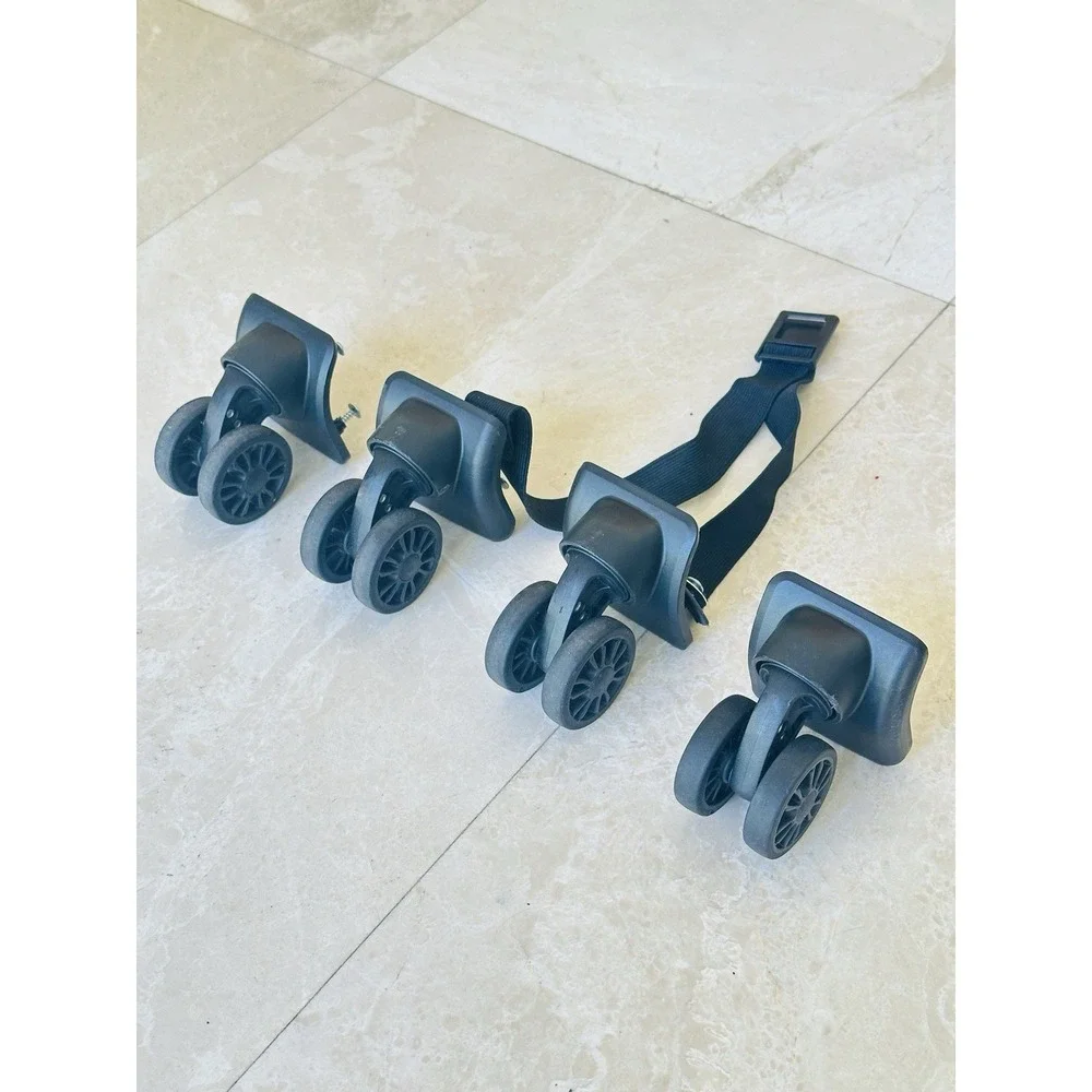 OEM‎ Wheels Delsey Storm Plus Spinner Set of 4 Double Wheels From Large Suitcase